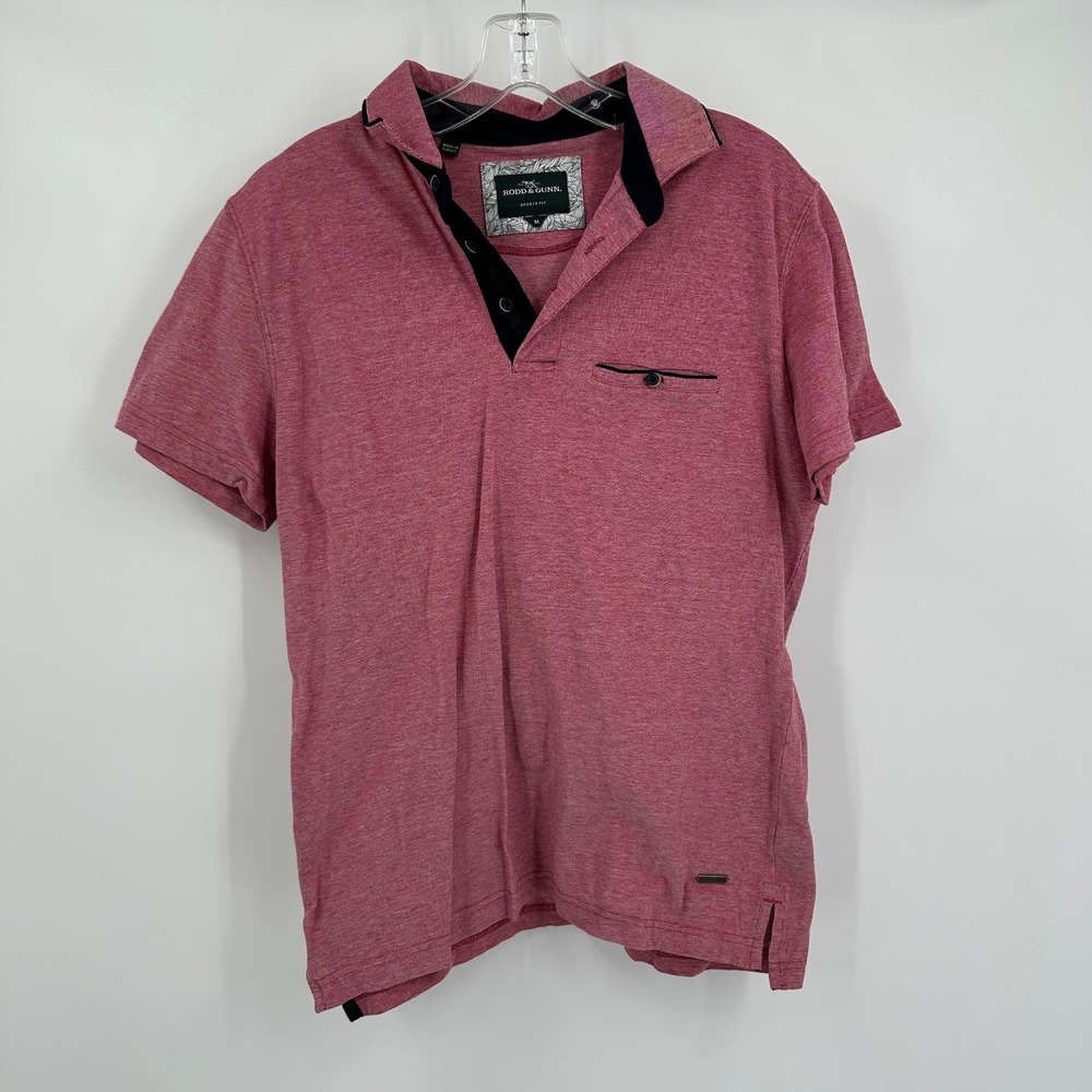 Rodd & Gunn Mens Preppy Golf Polo Size M Country Club Ivy League Minimalist